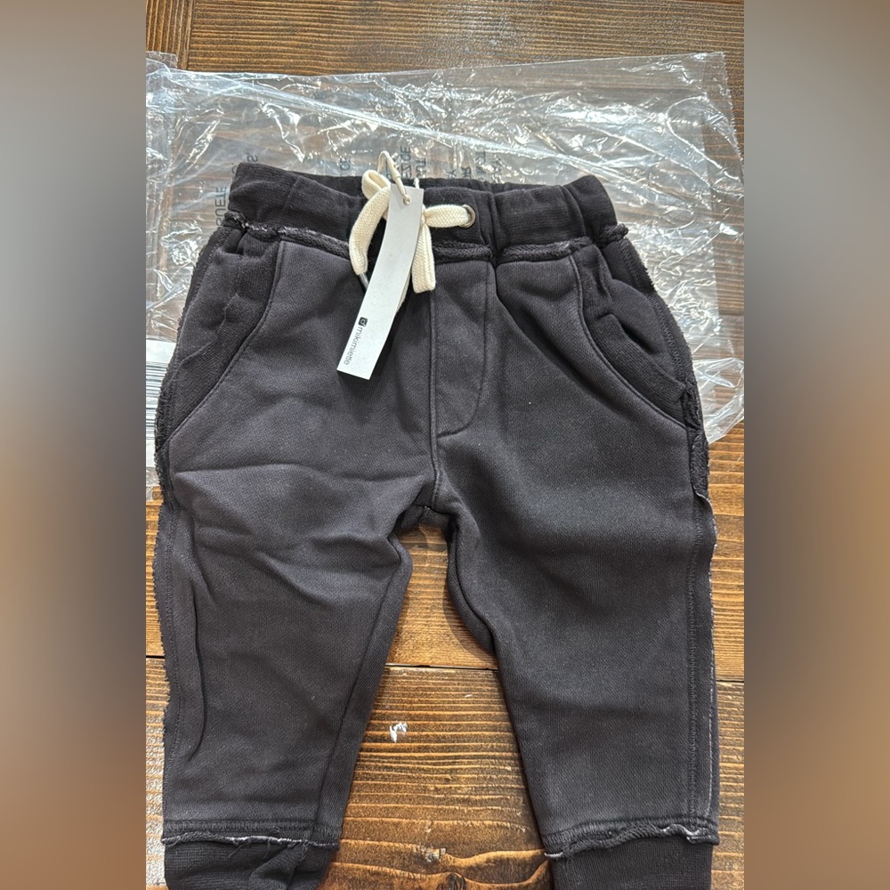 Cozy Black Kids Jogger Pants
